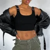Shirts & Blouses | White Fox Boutique Good Choices Ribbed Crop black