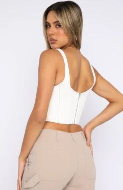 Shirts & Blouses | White Fox Boutique Good News Bustier Off white