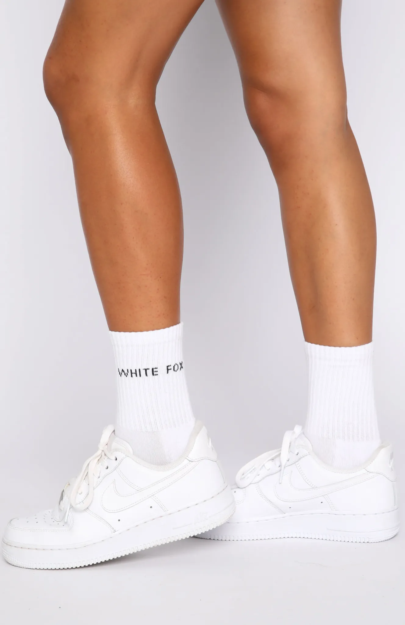Restocked | White Fox Boutique Good To Go Socks white