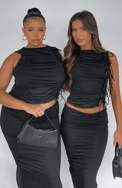 Shirts & Blouses | White Fox Boutique Got The Moves Top black