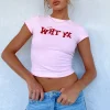Shirts & Blouses | White Fox Boutique Handle With Care Baby Tee Baby pink