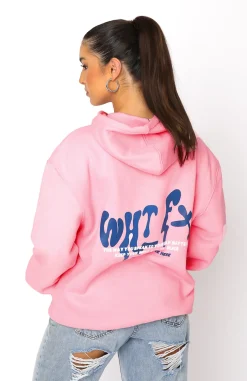 Jackets & Blazers | White Fox Boutique Happy Place Hoodie pink