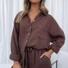 Shorts | White Fox Boutique Hard To Handle Shorts Chocolate brown