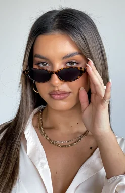 Sunglasses | White Fox Boutique Harper Sunglasses Tort brown