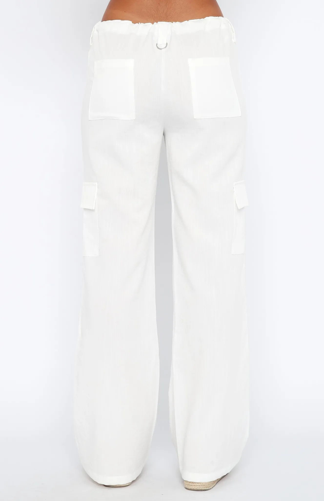 Pants | White Fox Boutique Headsprung Cargo Pants white