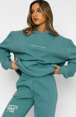 Jackets & Blazers | White Fox Boutique Heartbreak Hotel Hoodie Teal green