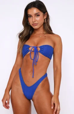 Bikini Tops | White Fox Boutique Hello Sunshine Bandeau Bikini Top Electric blue