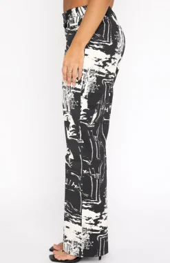 Pants | White Fox Boutique Here To Stay Pants Dice black