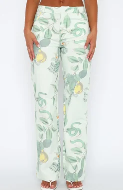 Pants | White Fox Boutique Here To Stay Pants Serpent green