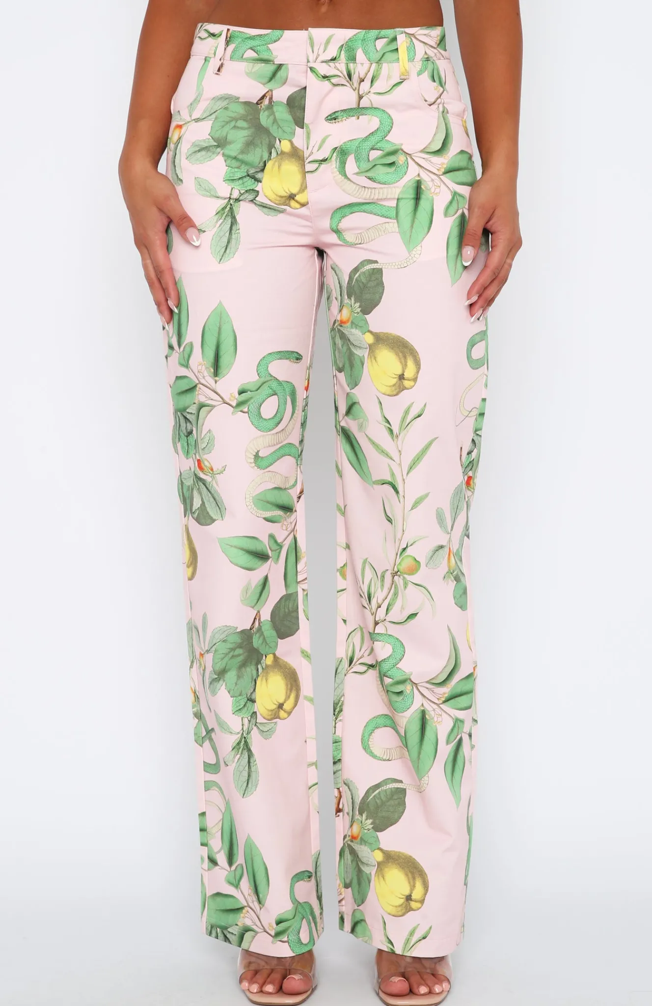 Pants | White Fox Boutique Here To Stay Pants Serpent pink