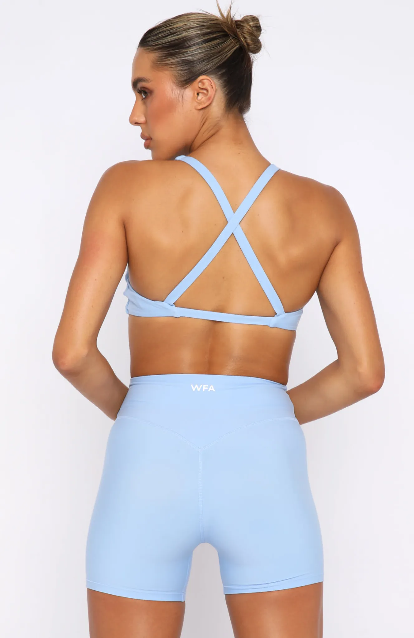 Sports Bras & Crops | White Fox Boutique High Definition Sports Bra Sky blue