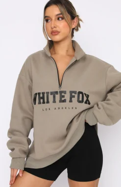 Jackets & Blazers | White Fox Boutique High Standard Zip Front Sweater Mocha brown