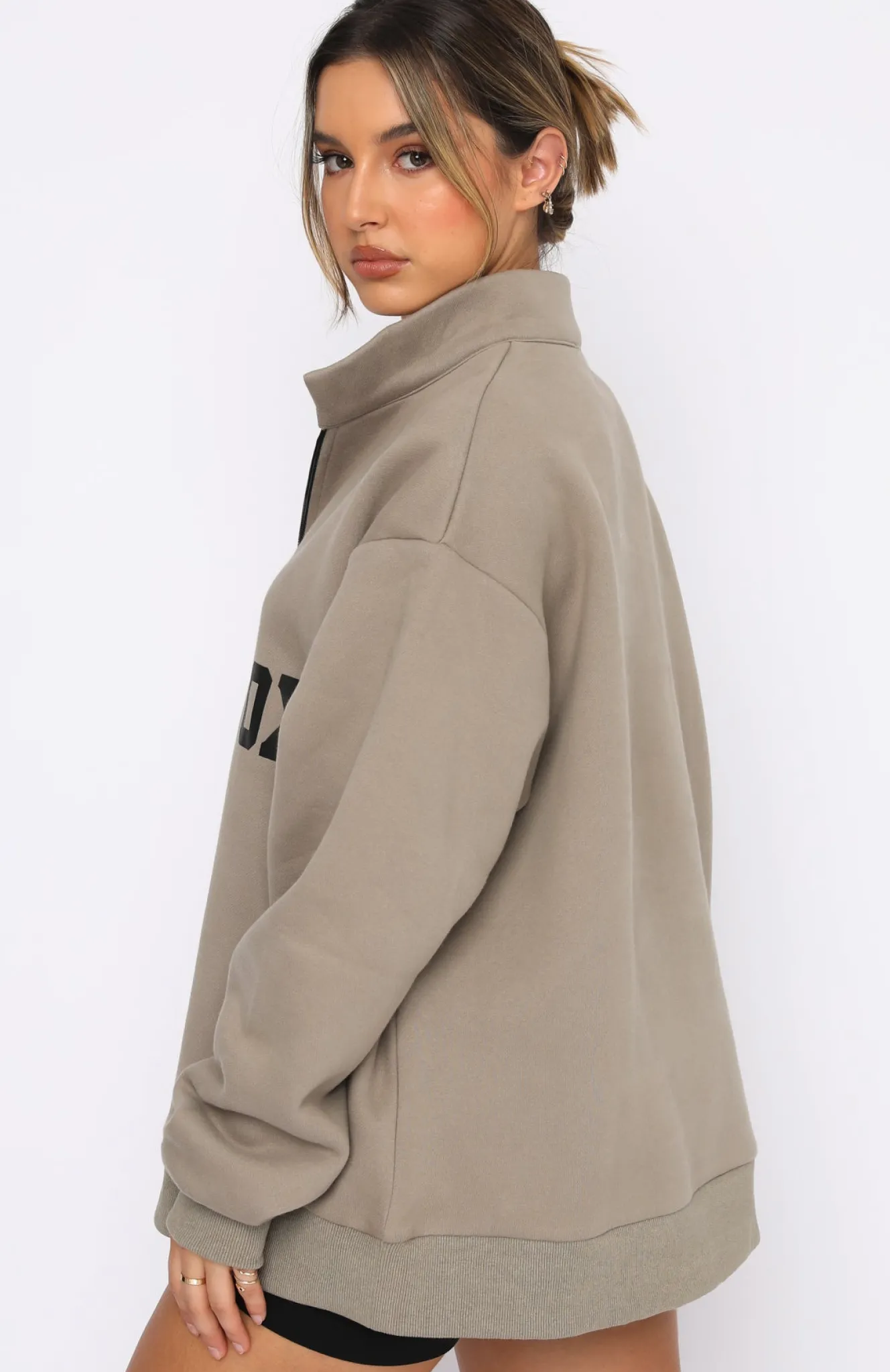 Jackets & Blazers | White Fox Boutique High Standard Zip Front Sweater Mocha brown