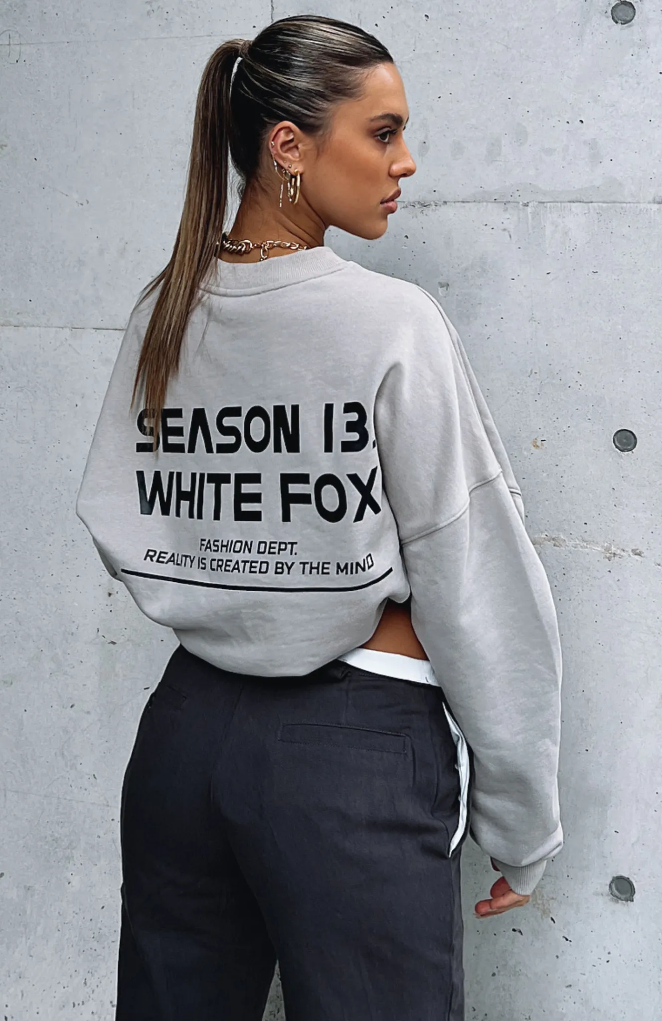 Jackets & Blazers | White Fox Boutique High Status Sweater Mushroom grey