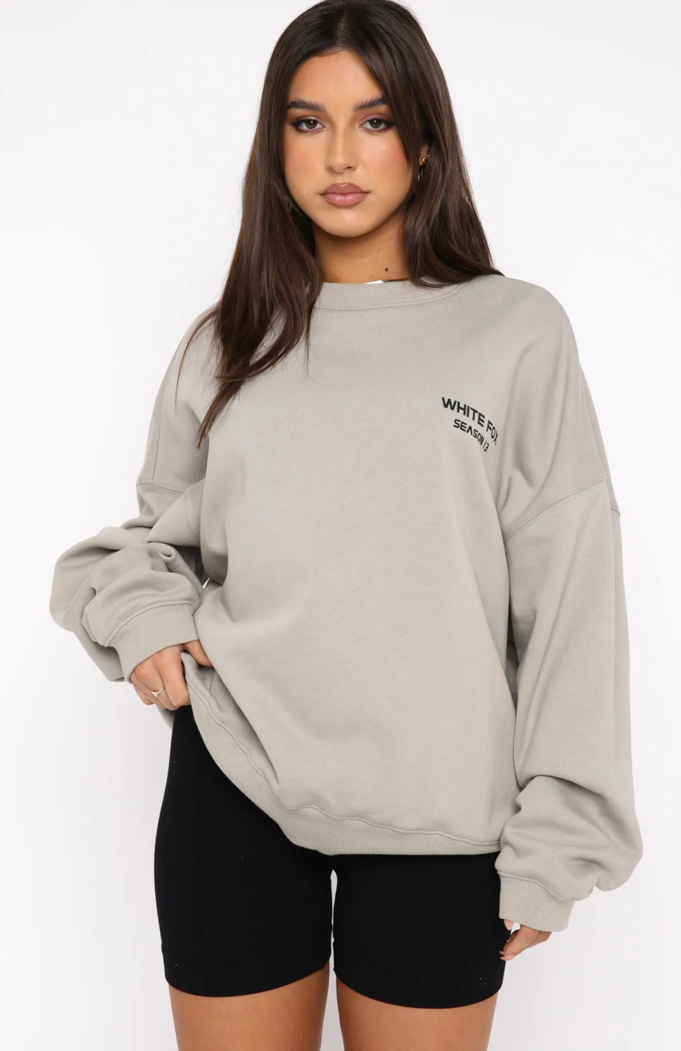Jackets & Blazers | White Fox Boutique High Status Sweater Mushroom grey