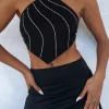 Shirts & Blouses | White Fox Boutique High Temptation Crop black