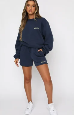 Shorts | White Fox Boutique How Could I Forget Lounge Shorts Navy blue
