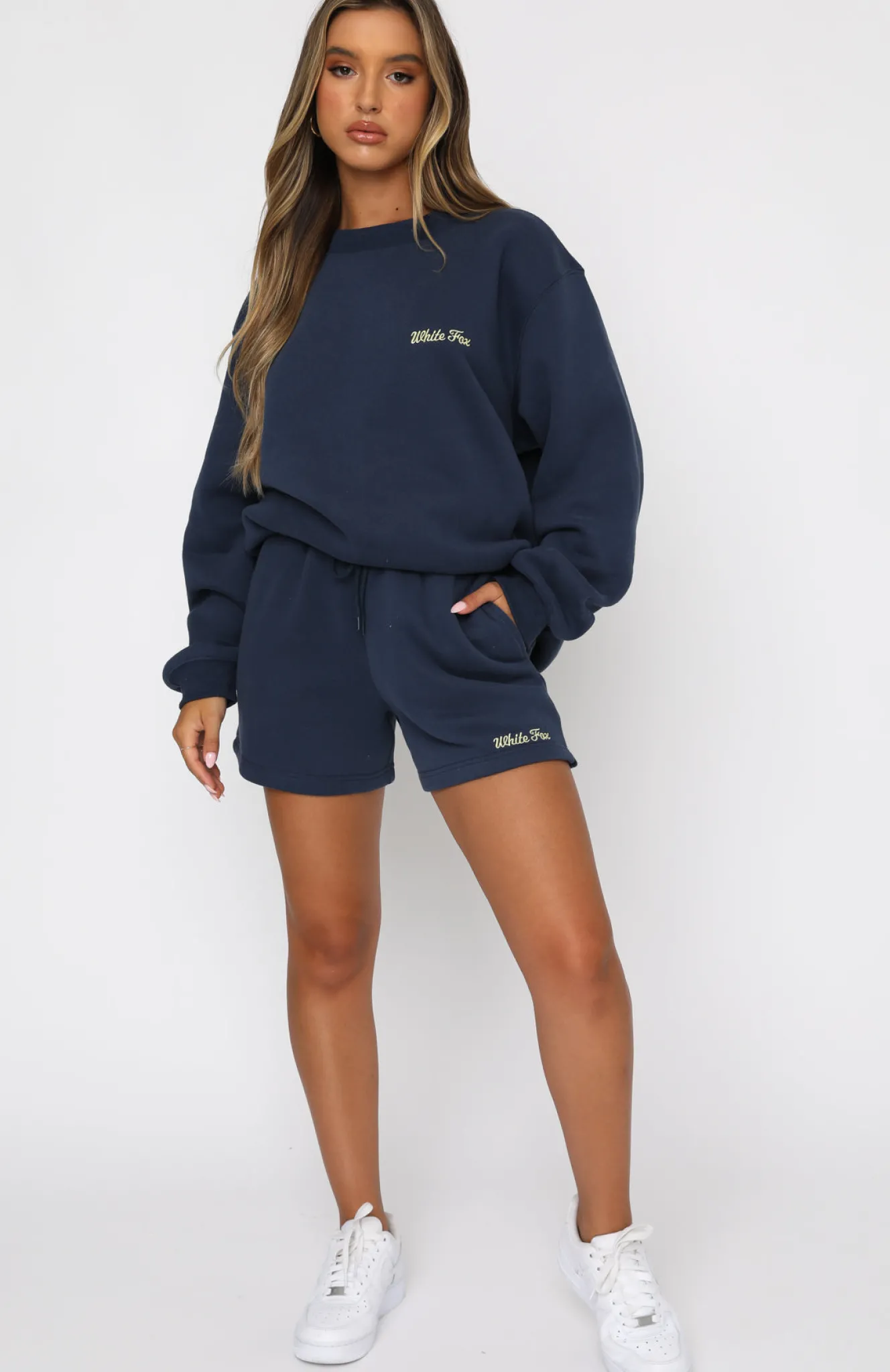 Shorts | White Fox Boutique How Could I Forget Lounge Shorts Navy blue