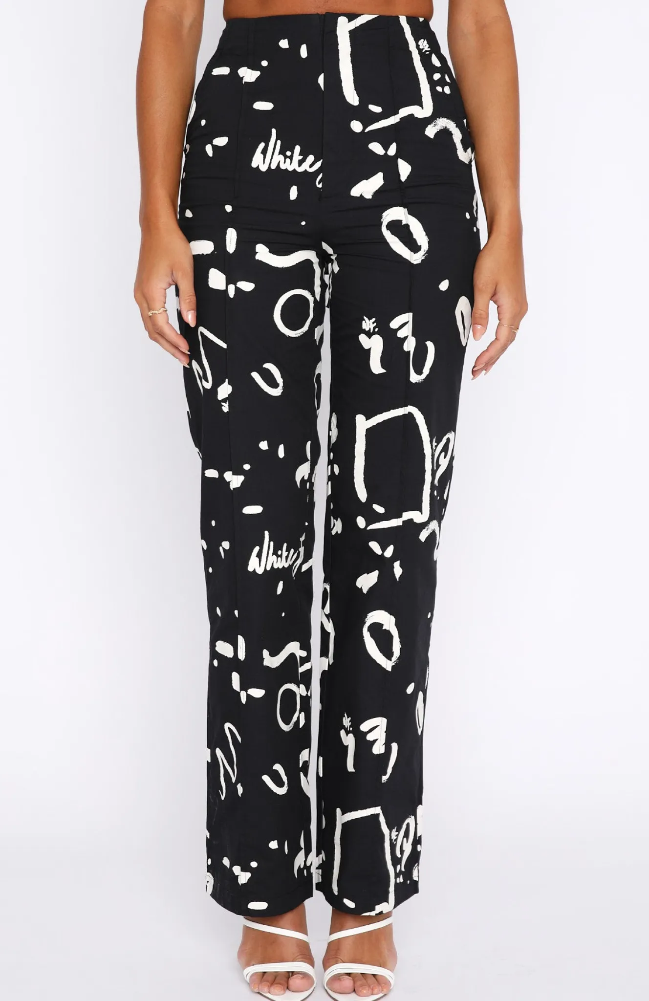 Pants | White Fox Boutique If Only You Knew Pants Scribble black