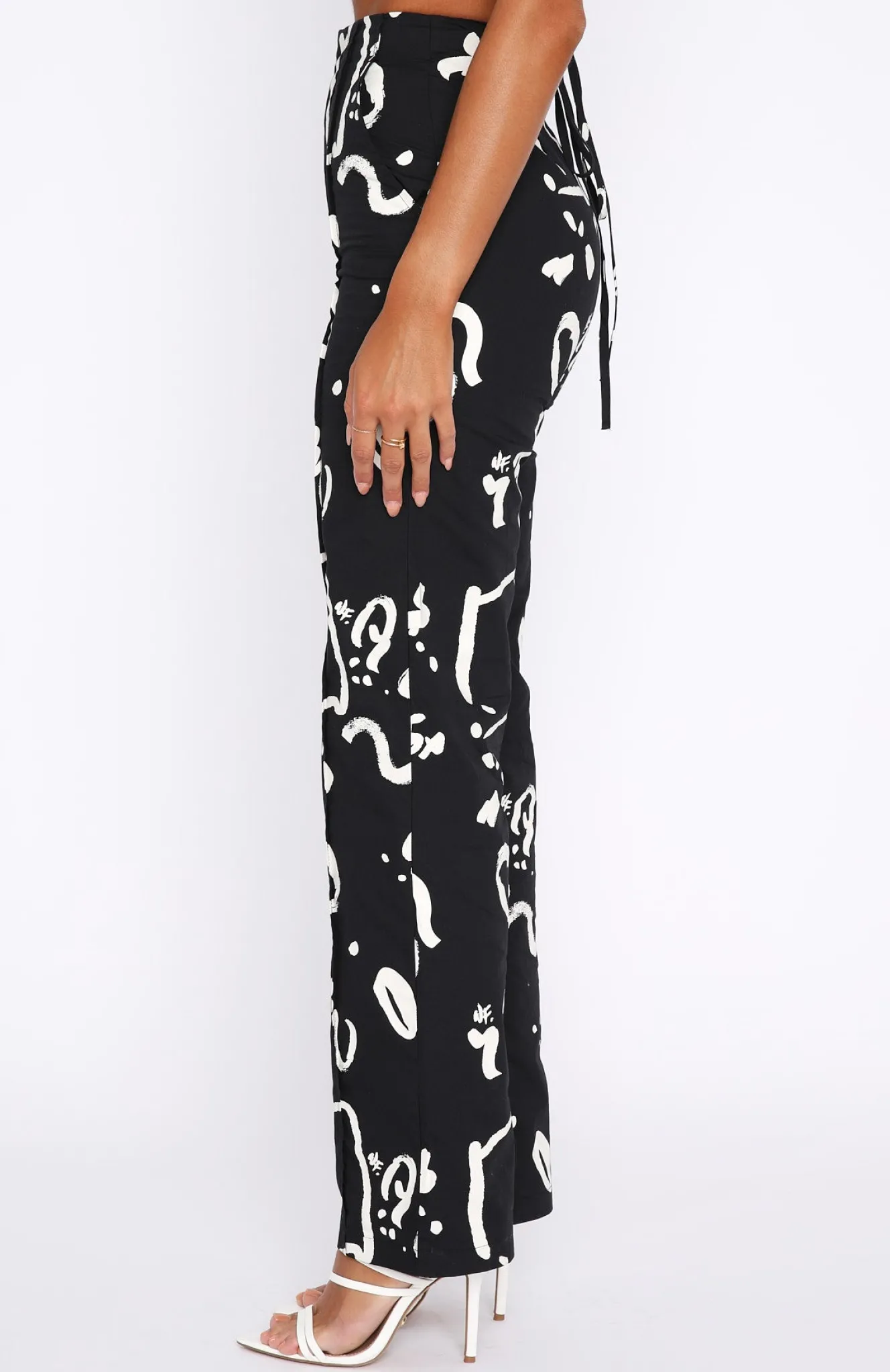 Pants | White Fox Boutique If Only You Knew Pants Scribble black