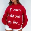 Jackets & Blazers | White Fox Boutique If You're Lucky Oversized Hoodie Dark red