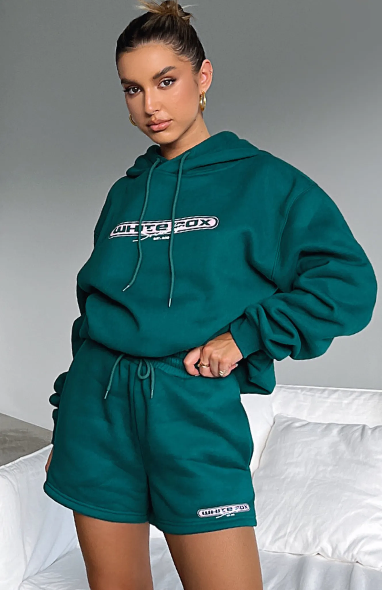 Jackets & Blazers | White Fox Boutique Impress Me Hoodie green
