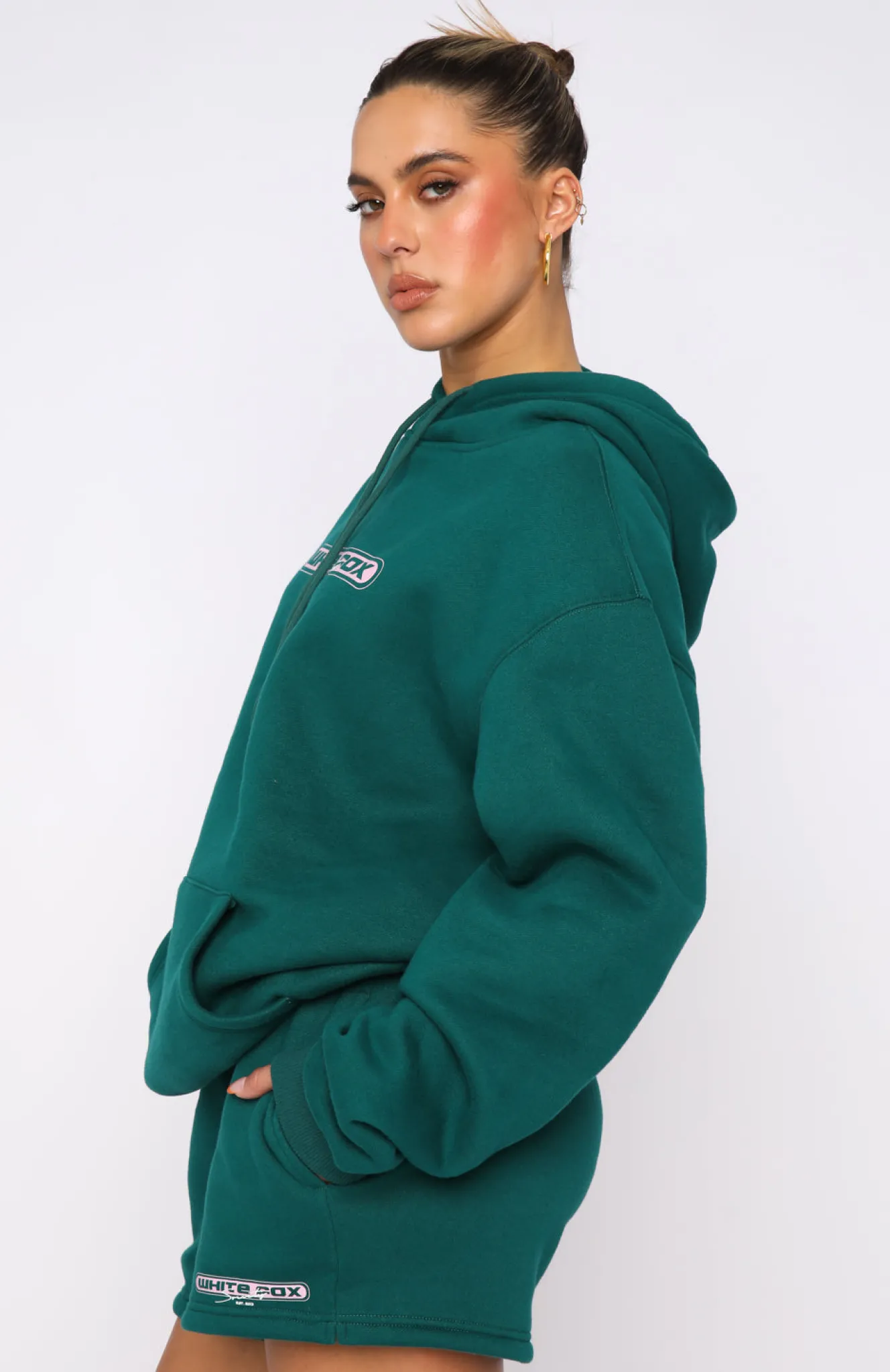 Jackets & Blazers | White Fox Boutique Impress Me Hoodie green