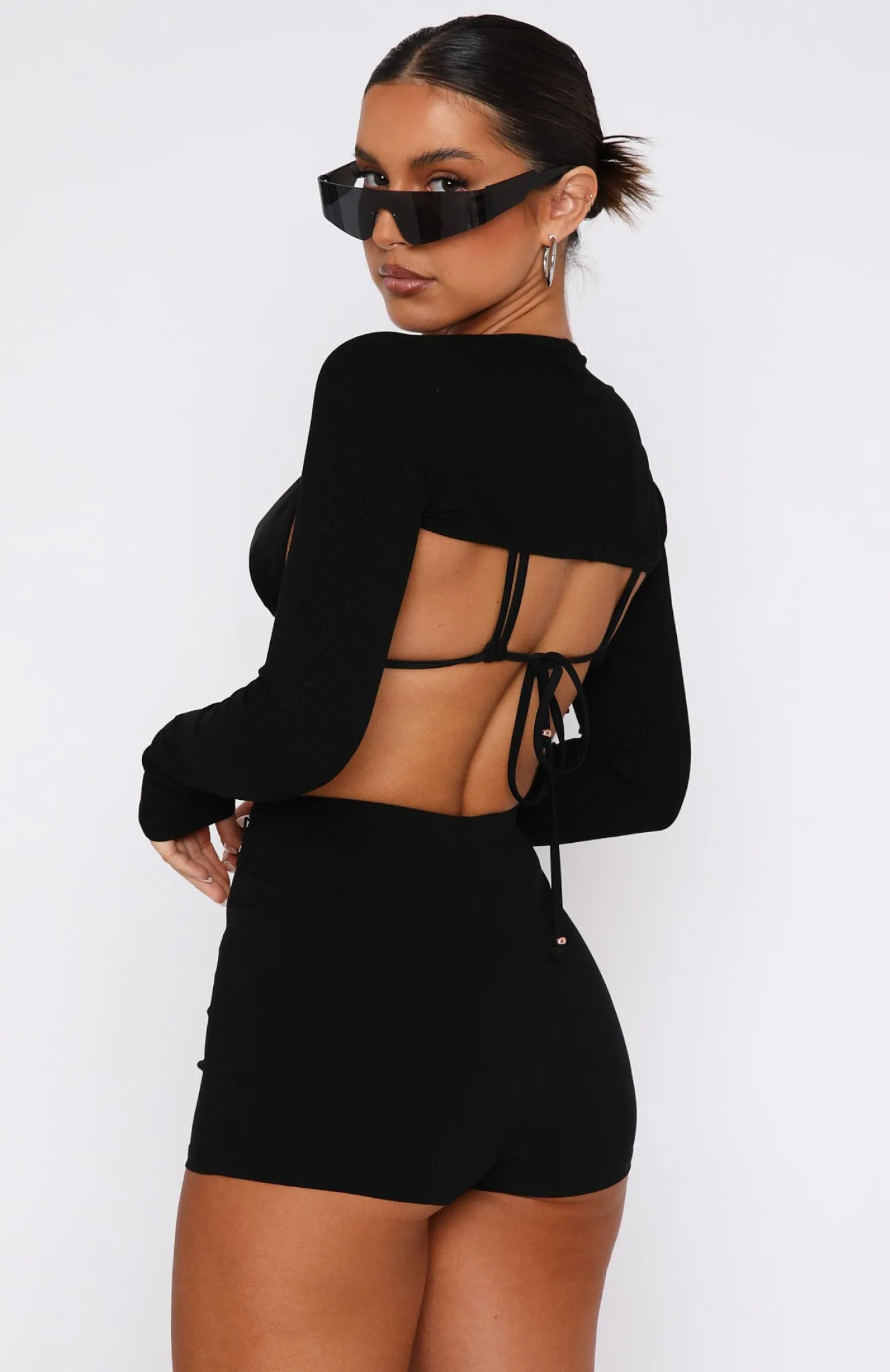 Shorts | White Fox Boutique In Focus Mini Shorts black