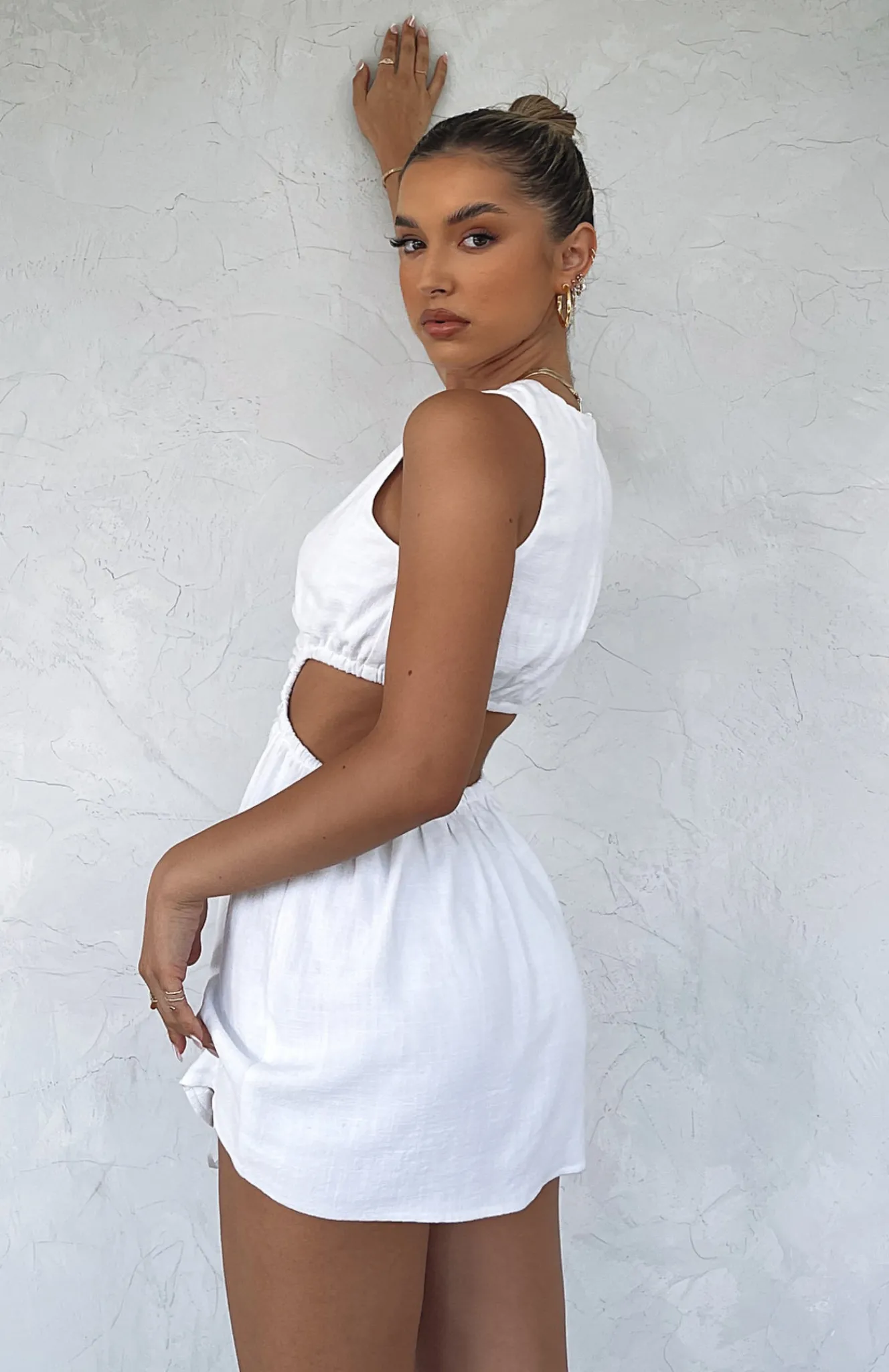 Restocked | White Fox Boutique In The Bag Mini Dress white