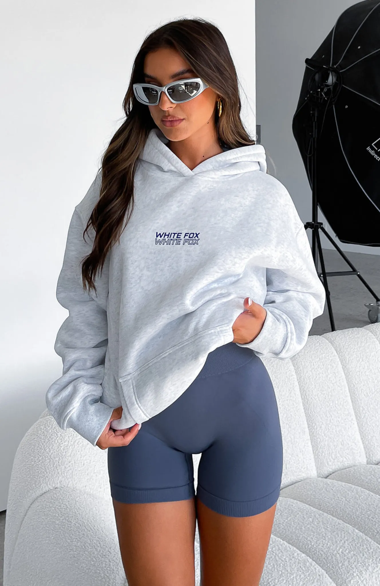 Jackets & Blazers | White Fox Boutique In Transit Oversized Hoodie Marle grey