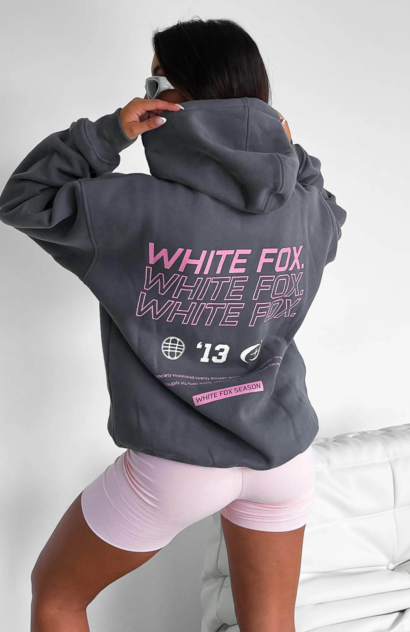 Jackets & Blazers | White Fox Boutique In Transit Oversized Hoodie Volcanic grey