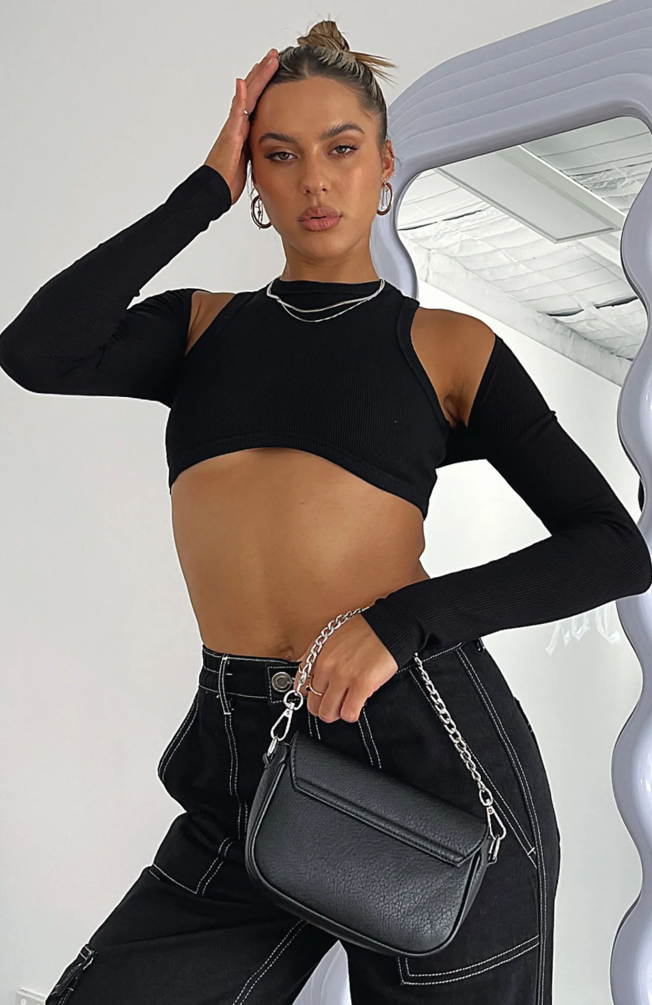 Shirts & Blouses | White Fox Boutique Inside Scoop Bolero black