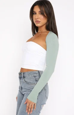 Shirts & Blouses | White Fox Boutique Inside Scoop Bolero Sage green