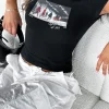Shirts & Blouses | White Fox Boutique Invitation Only Baby Tee black