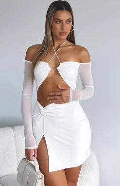 Restocked | White Fox Boutique Invite Pending Mini Dress white