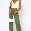 Pants | White Fox Boutique Is There Someone Else Cargo Pants Khaki green