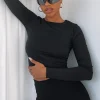 Shirts & Blouses | White Fox Boutique It Takes Two Long Sleeve Crop black