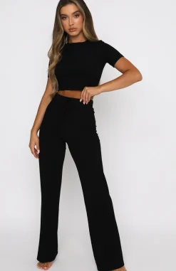 Shirts & Blouses | White Fox Boutique It's Meant To Be Crop black