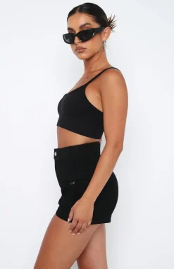 Shorts | White Fox Boutique Just A Friend Cargo Shorts black