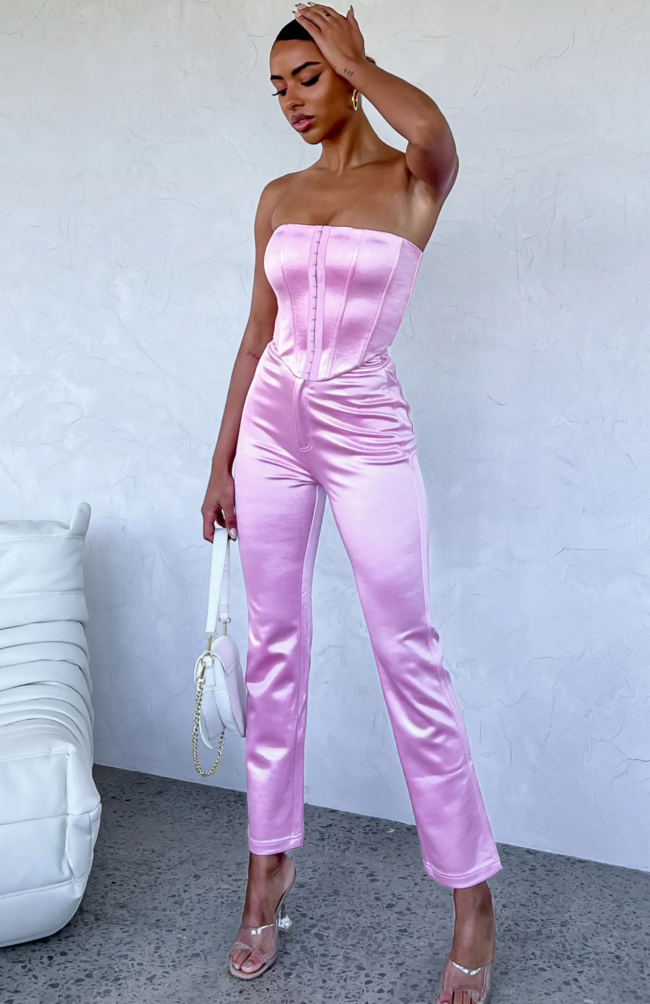 Pants | White Fox Boutique Just Between Us Pants pink