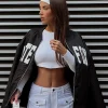 Jackets & Blazers | White Fox Boutique Just Us Bomber Jacket black