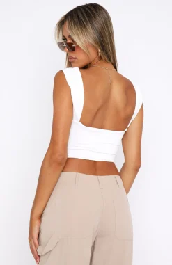 Shirts & Blouses | White Fox Boutique Keep It Classy Crop white