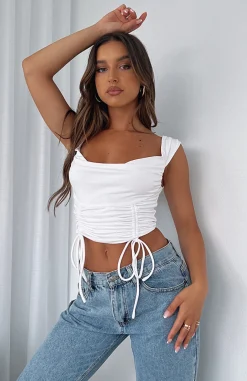 Shirts & Blouses | White Fox Boutique Keep It Classy Crop white