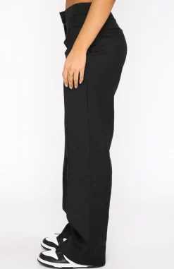 Pants | White Fox Boutique Keep It Cool Pants black