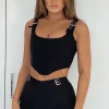 Shirts & Blouses | White Fox Boutique Keep Me Close Bustier black
