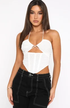 Shirts & Blouses | White Fox Boutique Keep Me Tame Bustier white