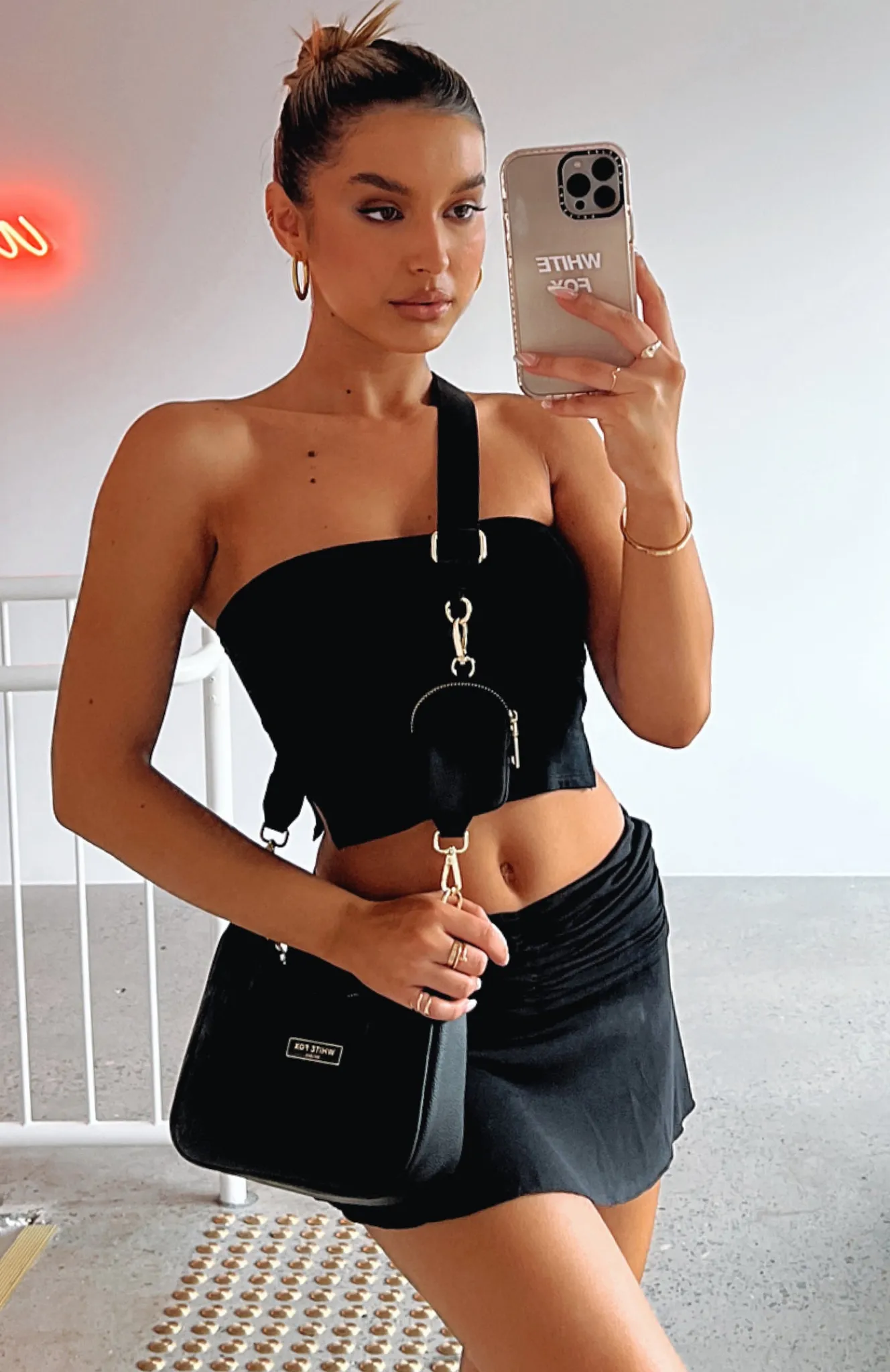 Bags | White Fox Boutique Keep Showing Off Bag PU black
