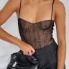 Shirts & Blouses | White Fox Boutique Keep Wishing Mesh Bodysuit black