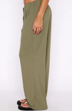 Pants | White Fox Boutique Keeping Score Pants Khaki green