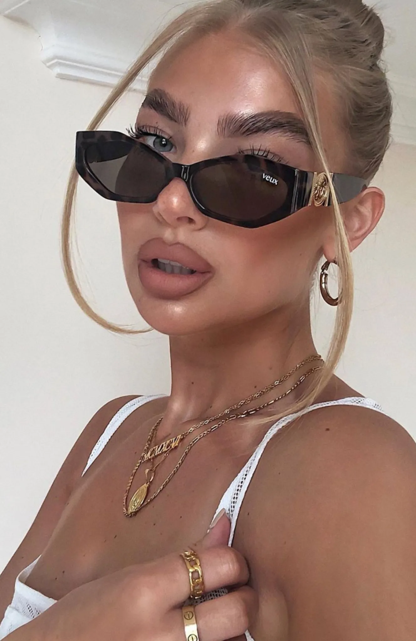 Sunglasses | White Fox Boutique Kensington Sunglasses Tortoise brown